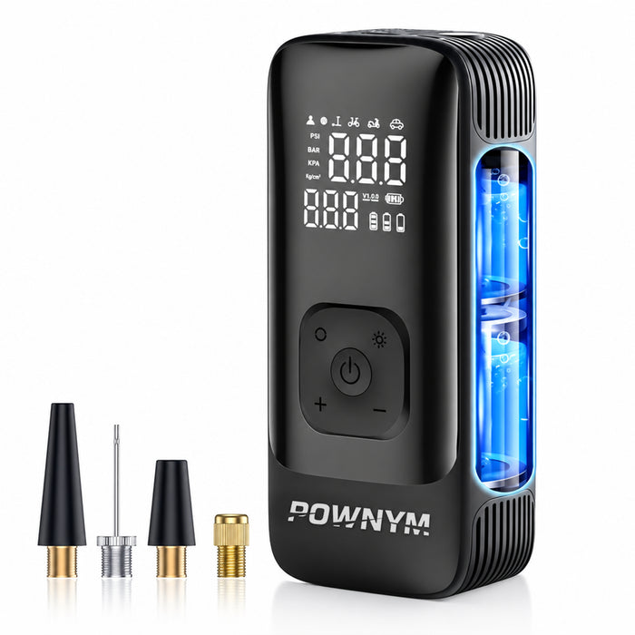POWNYM 280A Portable tire inflation pump  150PSI tire air compressor