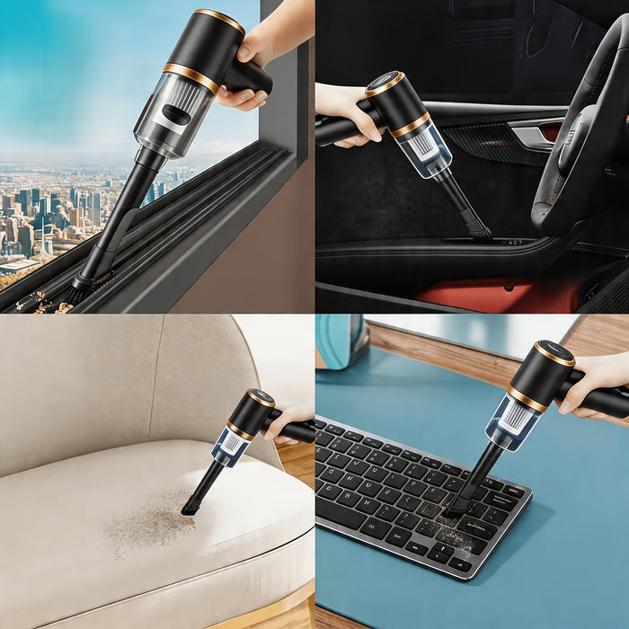 POWNYM Wireless car vacuum cleaner, high-power handheld vacuum cleaner, cleaning tool