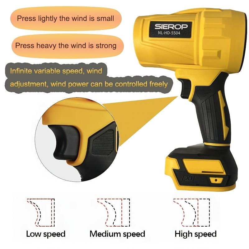POWNYM High speed handheld storm machine, cordless blower, rechargeable dust collector