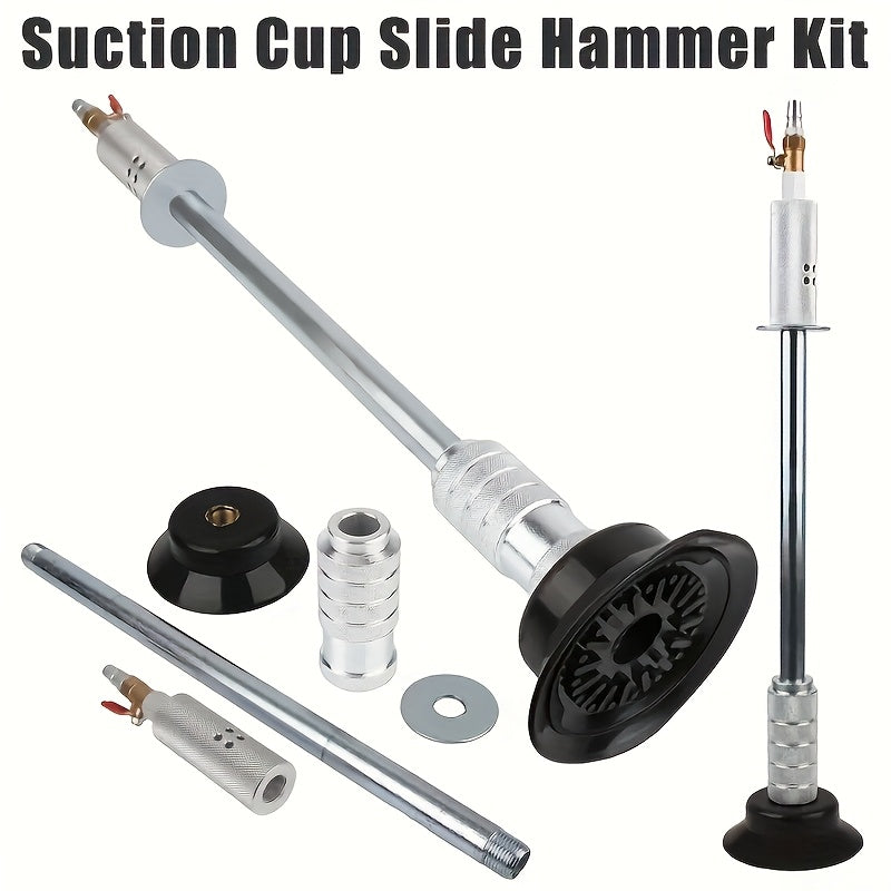 POWNYM Pneumatic car dent puller suction cup metal wire drawing hammer repair tool car maintenance parts body restoration car parts